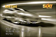 The Sixt Gold Card