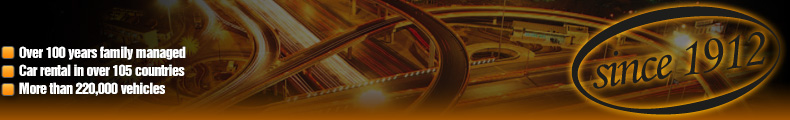 Car Rental in over 100 countries