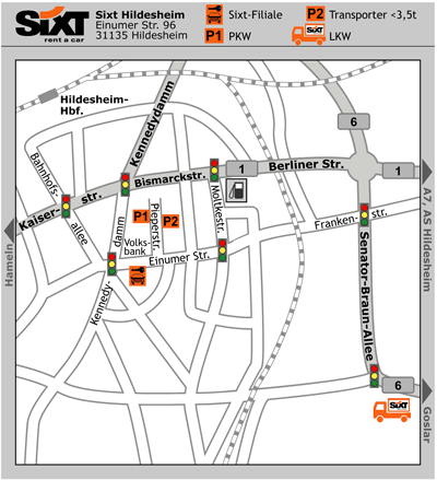 Sixt Autovermietung Hildesheim
