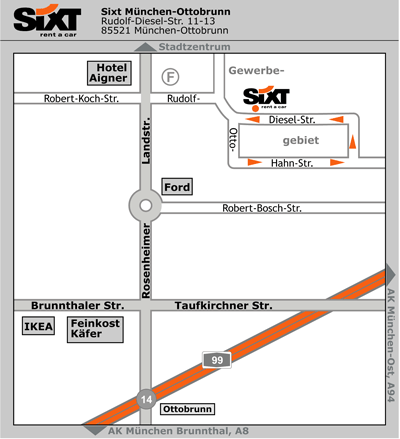 Sixt Autovermietung Munich Ottobrunn