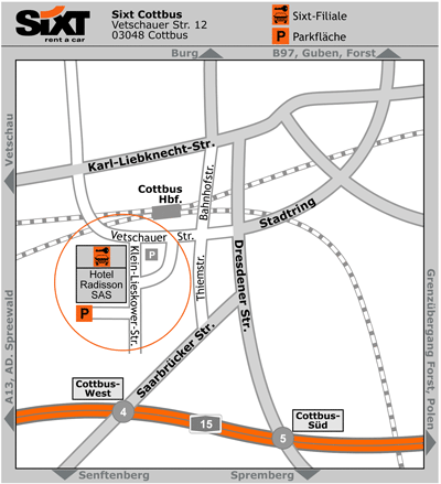 Sixt Autovermietung Cottbus