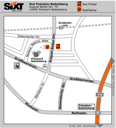Sixt Autovermietung Potsdam-Babelsberg