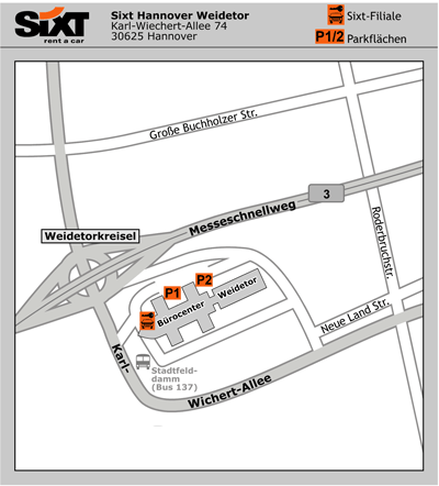 Sixt Autovermietung Hanover East