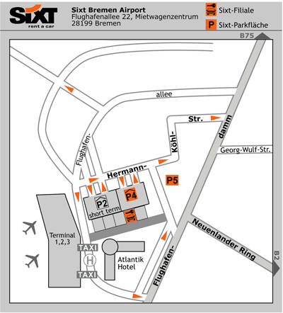 Sixt Autovermietung Bremen Airport