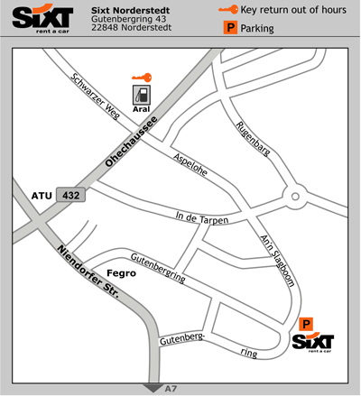 Sixt Autovermietung Hamburg Norderstedt