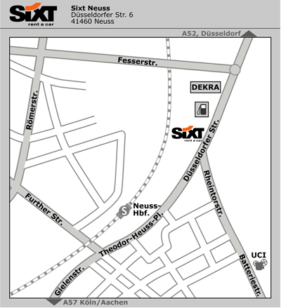 Sixt Autovermietung Neuss