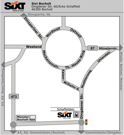 Sixt Autovermietung Bocholt