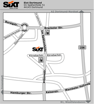 Sixt Autovermietung Dortmund