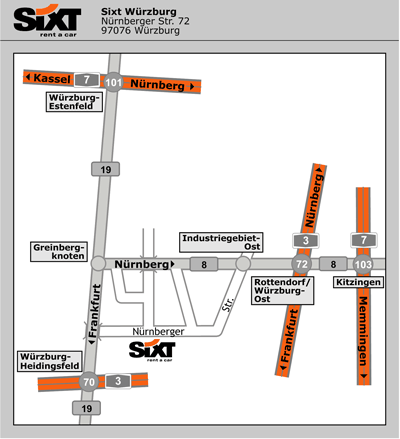 Sixt Autovermietung Wurzburg