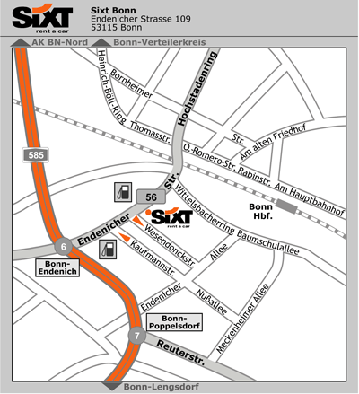 Sixt Autovermietung Bonn