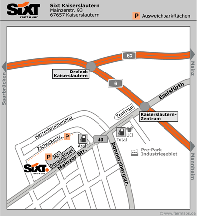 Sixt Autovermietung Kaiserslautern