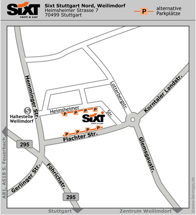 Sixt Autovermietung Stuttgart North/Weilimdorf