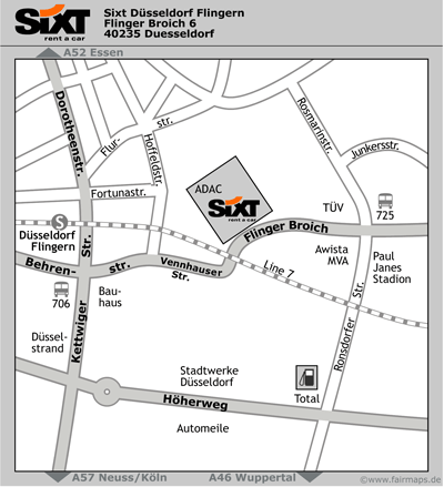 Sixt Autovermietung Dusseldorf Flingern