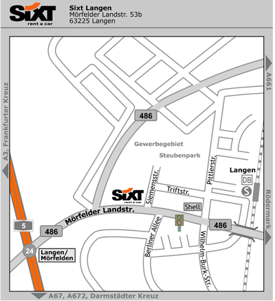 Sixt Autovermietung Langen