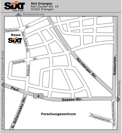 Sixt Autovermietung Erlangen