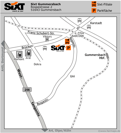 Sixt Autovermietung Gummersbach (near Train Statio