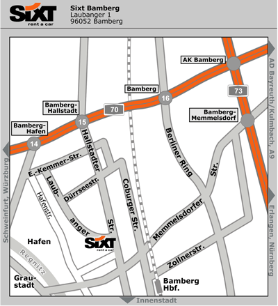Sixt Autovermietung Bamberg