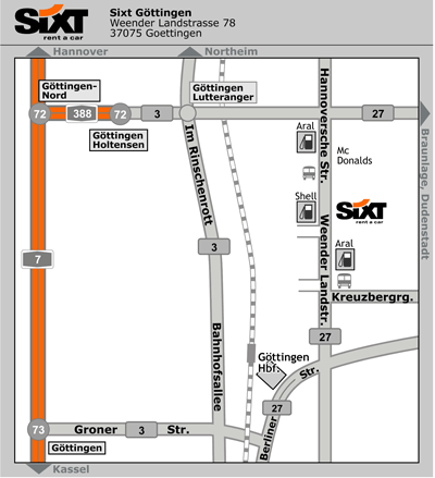 Sixt Autovermietung Gottingen