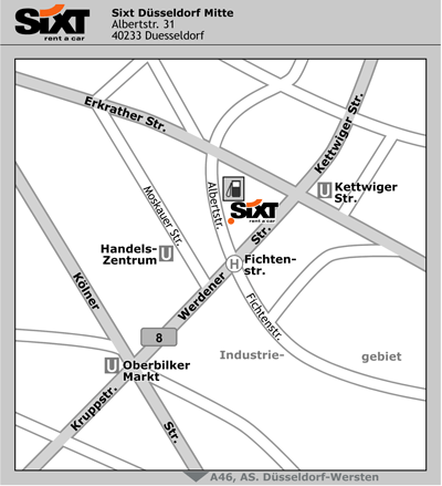 Sixt Autovermietung Dusseldorf City Centre