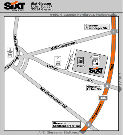 Sixt Autovermietung Giessen