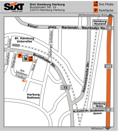 Sixt Autovermietung Hamburg Harburg
