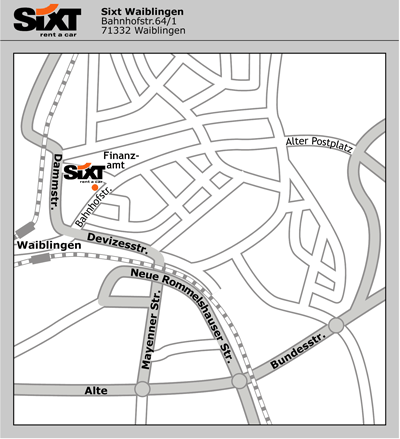 Sixt Autovermietung Waiblingen