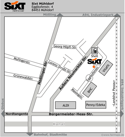 Sixt Autovermietung Muhldorf
