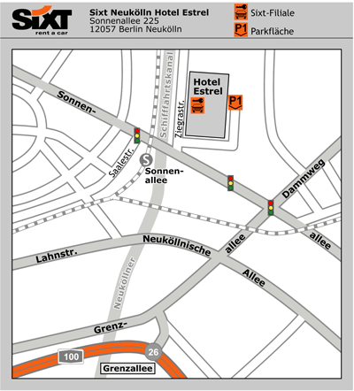 Sixt Autovermietung Berlin Neuk�lln Estrel Hotel