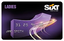 The Sixt Ladies Card