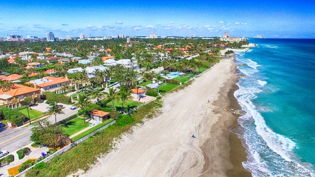 Car Al Palm Beach More Luxe Less Bucks Sixt A Arial View Of Palm Beach Florida