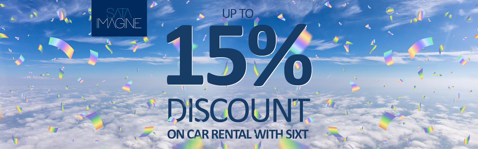 Up to 15% discount on car rental with SIXT