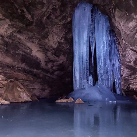 Crystal Ice Cave,Tulelake, California (Merrill Cave)