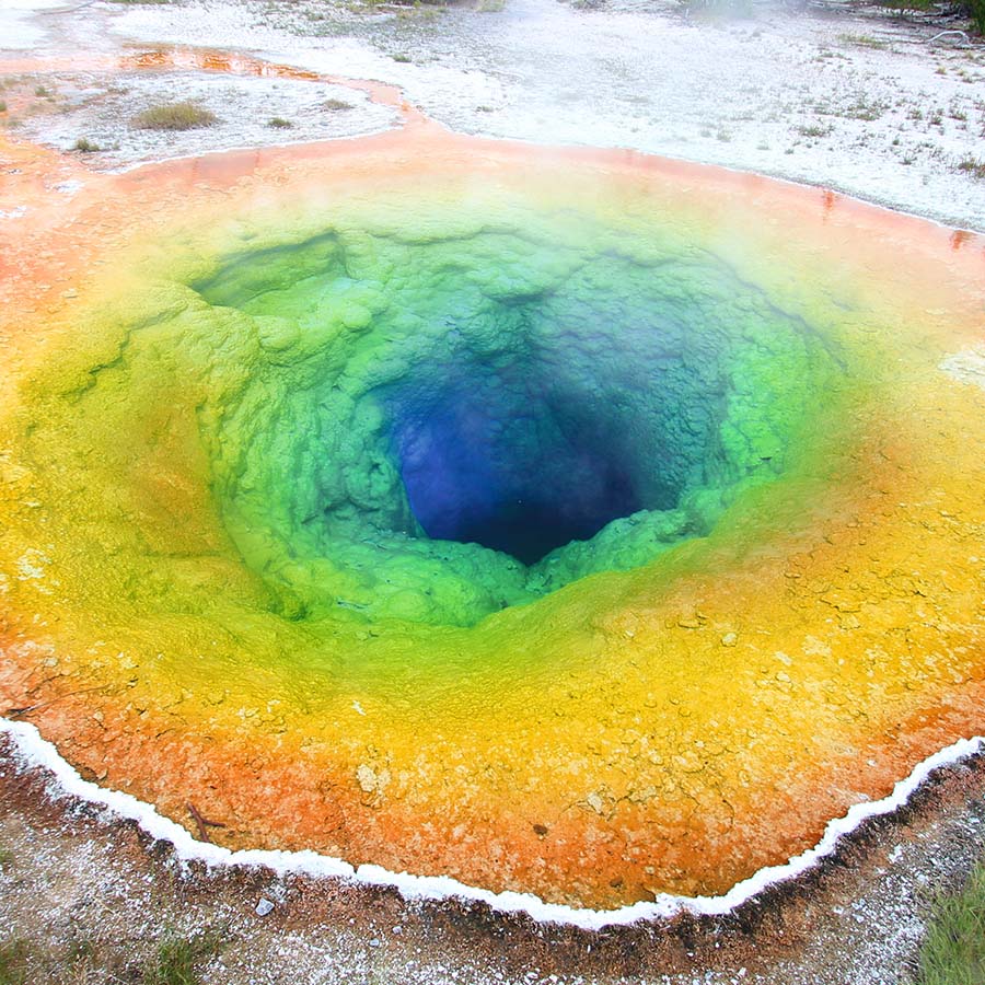 Morning Glory Geyser, Yellowstone Park, Wyoming