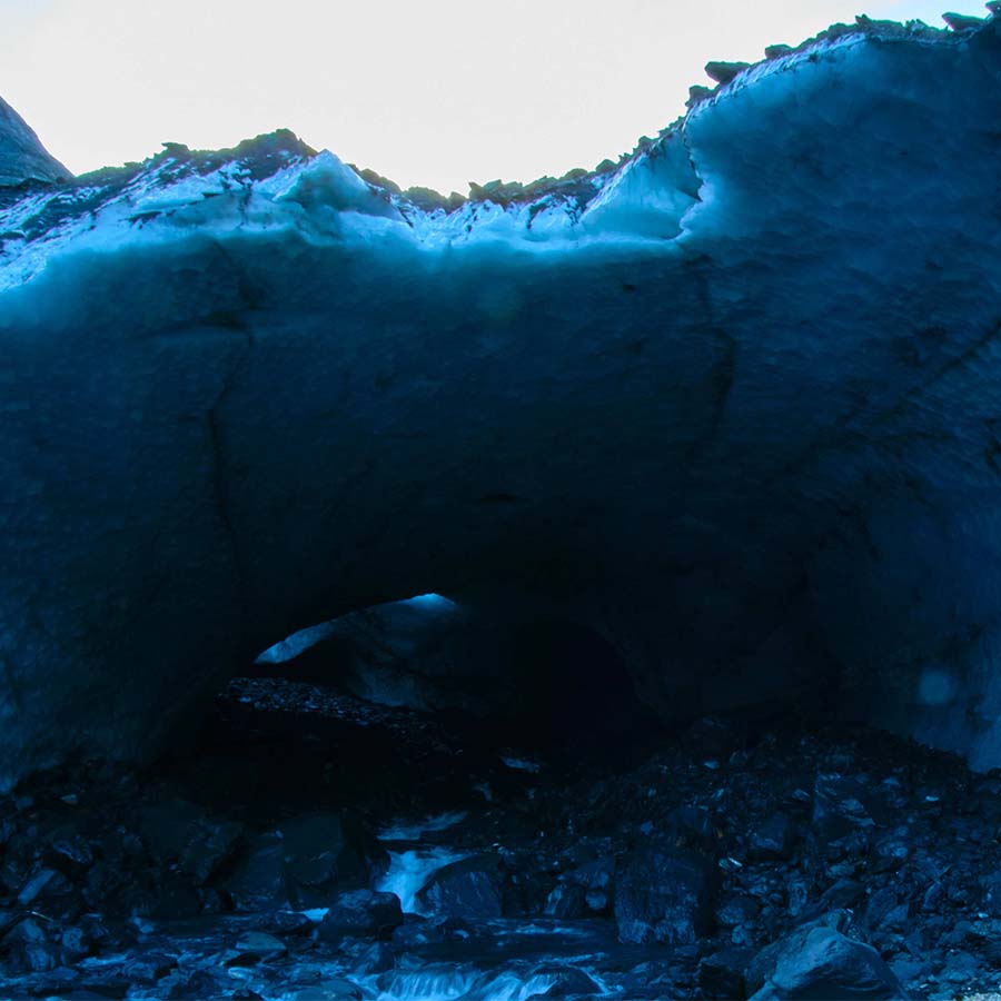 Byron Glacier Ice Cave, Alaska