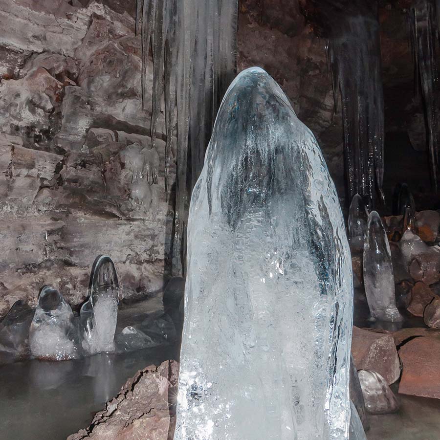 Crystal Ice Cave,Tulelake, California (Merrill Cave)