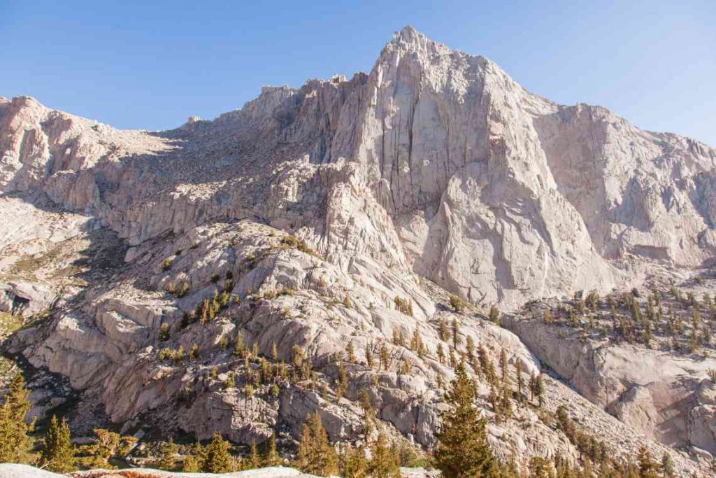 Rocky Mount Whitney, the highest peak in the lower 48 states.