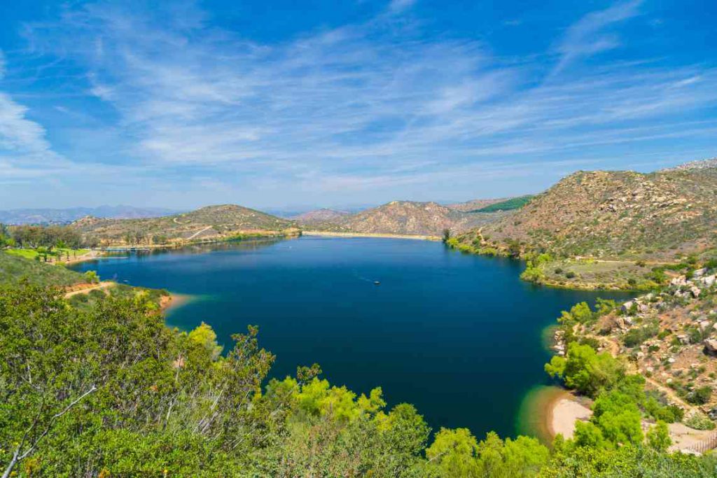 Lake Poway outside of San Diego