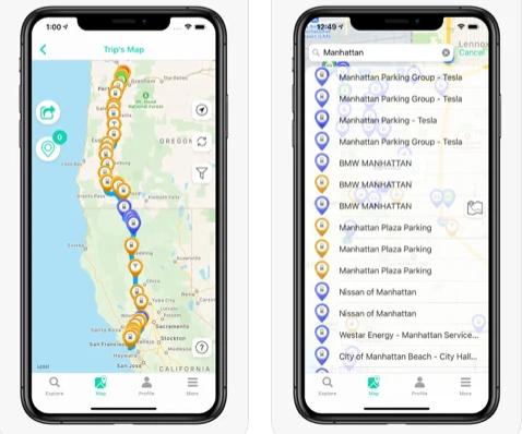 Apps and Websites for Finding EV Charging Stations During a Road Trip