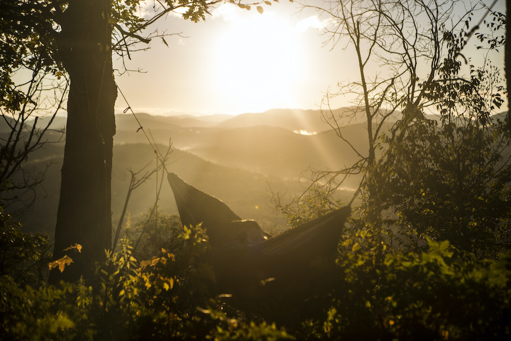 sunrise hammock over the adirondacks | Glamping Destination | SIXT