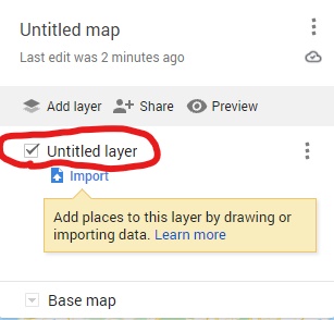 How to change the layer title circled in red.