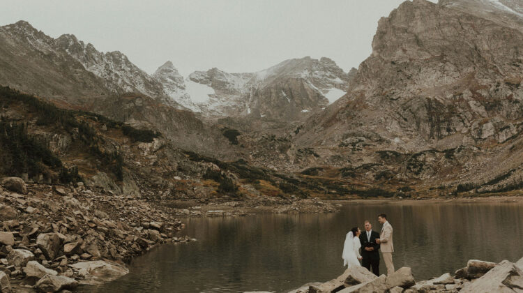 Mountain elopement
