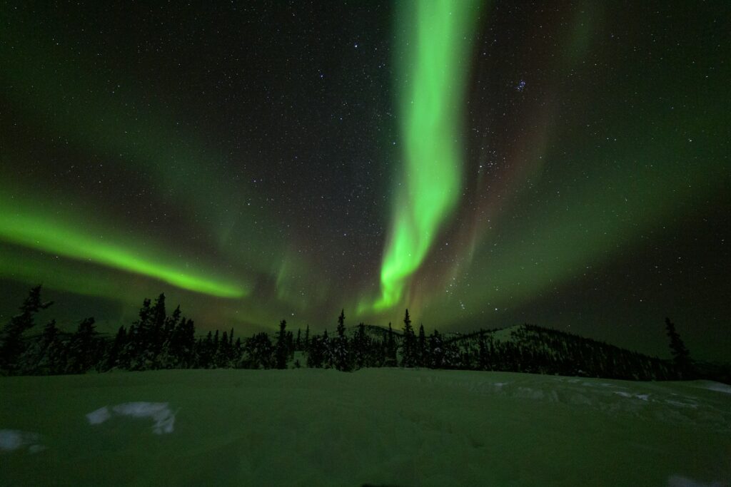 Portage northern lights