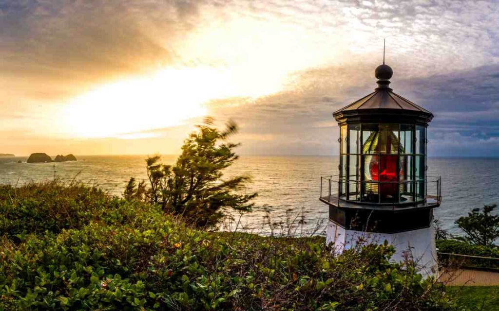 Cape Meares Lighthouse on the Oregon Coast