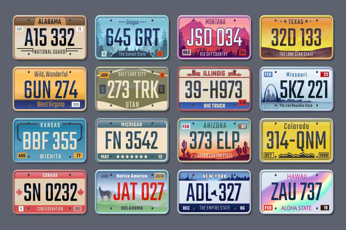 licenseplates SIXT rent a car Magazine